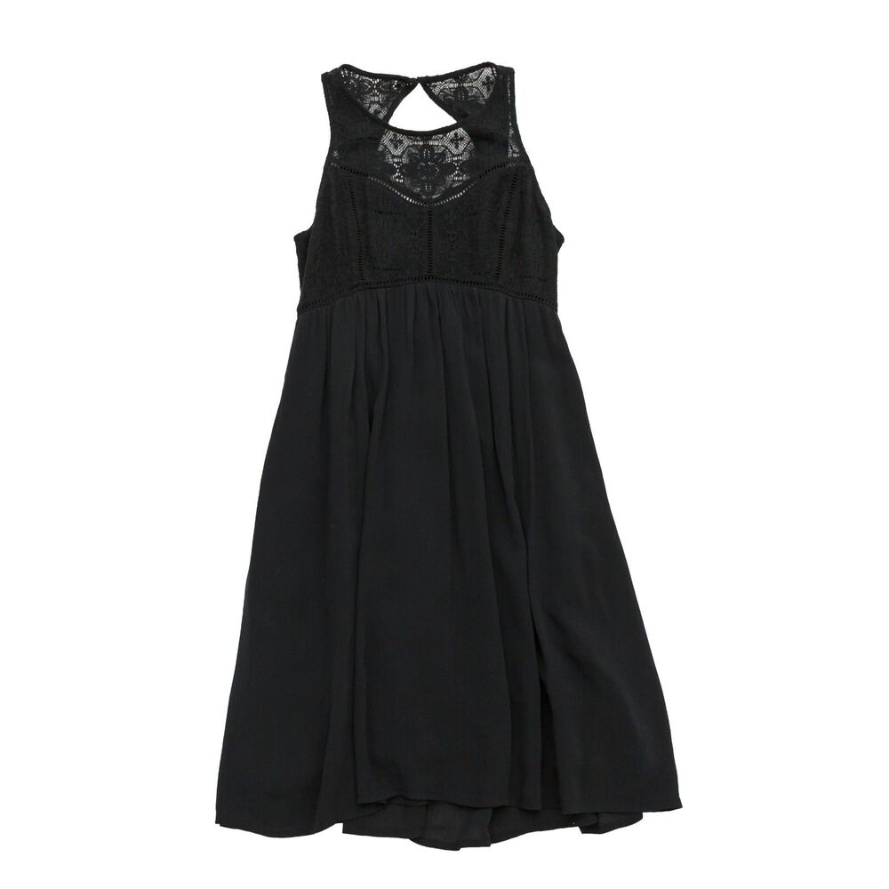 Abercrombie &‎ Fitch Women's Small Black Lace Sleeveless Dress - Lined